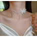 New White Pearl Butterfly Necklace Ladies Exquisite Clavicle Chain Necklace Jewelry for Ladies Gift - 794677172010