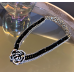 New Black Flower Necklace Ladies Exquisite Clavicle Chain Necklace Jewelry for Ladies Gift - 794677172011
