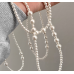 New White Pearl Three Layer Necklace Ladies Exquisite Clavicle Chain Necklace Jewelry for Ladies Gift - 794677172012