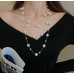 New White Pearl Two Layer Necklace Ladies Exquisite Clavicle Chain Necklace Jewelry for Ladies Gift - 794677172013