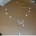 New White Pearl Butterfly Necklace Ladies Exquisite Clavicle Chain Necklace Jewelry for Ladies Gift - 794677172015