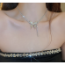 New White Butterfly Necklace Ladies Exquisite Clavicle Chain Necklace Jewelry for Ladies Gift - 794677172017
