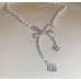 New White Pearl Butterfly Necklace Ladies Exquisite Clavicle Chain Necklace Jewelry for Ladies Gift - 794677172018