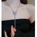 New Silver Pearl Butterfly Necklace Ladies Exquisite Clavicle Chain Necklace Jewelry for Ladies Gift - 794677172020