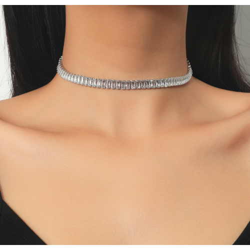 New Shiny Necklace Ladies Exquisite Double Layer Clavicle Chain Necklace Jewelry for Ladies Gift - 794677171985