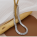 New Shiny Necklace Ladies Exquisite Double Layer Clavicle Chain Necklace Jewelry for Ladies Gift - 794677171985