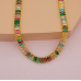 New Shiny Multicolor Necklace Ladies Exquisite Double Layer Clavicle Chain Necklace Jewelry for Ladies Gift - 794677171986