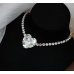 New Shiny Silver  Heart Necklace Ladies Exquisite Clavicle Chain Necklace Jewelry for Ladies Gift - 794677171987