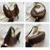 Brown Summer Pleated Handlebags For Women PU Cloud Bags Leisure Armpit Bag Shopping Shoulder Bags Dumpling Handbag Female - 794677172068