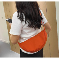 Red Summer Pleated Handlebags For Women Cloud Bags Leisure Armpit Bag Shopping Shoulder Bags Dumpling Handbag Female