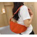 Red Summer Pleated Handlebags For Women Cloud Bags Leisure Armpit Bag Shopping Shoulder Bags Dumpling Handbag Female - 794677172070