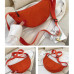 Red Summer Pleated Handlebags For Women Cloud Bags Leisure Armpit Bag Shopping Shoulder Bags Dumpling Handbag Female - 794677172070