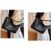 New Black Fashion Casual Lingge Embroidered Scarf One Shoulder Small Square Bag Shoulder Strap Letter Printing Cross Body Women's Bag - 794677172071