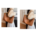 New Brown Fashion Casual Lingge Embroidered Scarf One Shoulder Small Square Bag Shoulder Strap Letter Printing Cross Body Women's Bag - 794677172072
