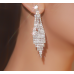 Sparkling Silver Women's Cubic Zirconia Stud Earrings Gorgeous Female Wedding Party Fashion Ear Piercing Accessories New Jewelry - 794677172036