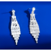 Sparkling Silver Women's Cubic Zirconia Stud Earrings Gorgeous Female Wedding Party Fashion Ear Piercing Accessories New Jewelry - 794677172036