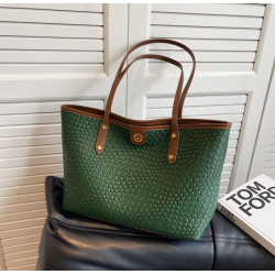 New Green Fashion Casual Lingge Embroidered Scarf One Shoulder Small Square Bag Shoulder Strap Letter Printing Cross Body Women's Bag