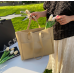New Yellow Fashion Casual Lingge Shoulder Small Square Bag Shoulder Strap Letter Printing Cross Body Women's Bag - 794677172074