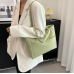 New Green Fashion Casual Lingge Shoulder Small Square Bag Shoulder Strap Letter Printing Cross Body Women's Bag - 794677172076