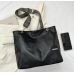 New Black Fashion Casual Lingge Shoulder Small Square Bag Shoulder Strap Letter Printing Cross Body Women's Bag - 794677172077