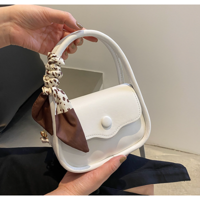 Newposs White Handbag Women's Buckle Decor Flap Purse Fashion PU Leather Crossbody high quality bag Bag