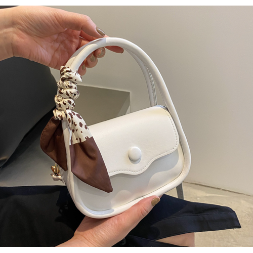 Newposs White Handbag Women's Buckle Decor Flap Purse Fashion PU Leather Crossbody high quality bag Bag - 794677172078