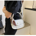 Newposs White Handbag Women's Buckle Decor Flap Purse Fashion PU Leather Crossbody high quality bag Bag - 794677172078