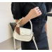 Newposs White Handbag Women's Buckle Decor Flap Purse Fashion PU Leather Crossbody high quality bag Bag - 794677172078