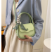Newposs Green Handbag Women's Buckle Decor Flap Purse Fashion PU Leather Crossbody high quality bag Bag - 794677172079