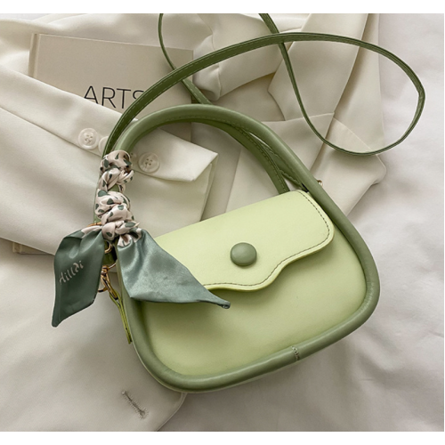 Newposs Green Handbag Women's Buckle Decor Flap Purse Fashion PU Leather Crossbody high quality bag Bag - 794677172079