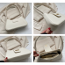 White Bags For Women Luxury Designer Brand Handbags And Purses 2024 New In PU Nubuck Sheet Metal Decoration Crossbody Bag Small - 794677172082