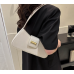White Bags For Women Luxury Designer Brand Handbags And Purses 2024 New In PU Nubuck Sheet Metal Decoration Crossbody Bag Small - 794677172082