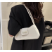 White Bags For Women Luxury Designer Brand Handbags And Purses 2024 New In PU Nubuck Sheet Metal Decoration Crossbody Bag Small - 794677172082