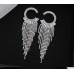 Sparkling Silver Women's Cubic Zirconia Stud Earrings Gorgeous Female Wedding Party Fashion Ear Piercing Accessories New Jewelry - 794677172050