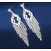 Sparkling Silver Women's Cubic Zirconia Stud Earrings Gorgeous Female Wedding Party Fashion Ear Piercing Accessories New Jewelry - 794677172052