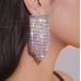 Sparkling gold Women's Cubic Zirconia Stud Earrings Gorgeous Female Wedding Party Fashion Ear Piercing Accessories New Jewelry - 794677172055