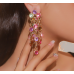 Fashion Luxury Multicolor Tassel CZ Drop Earrings New Engagement Wedding Ear Accessories for Women Fancy Anniversary Gift - 794677172025