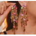 Fashion Luxury Multicolor Tassel CZ Drop Earrings New Engagement Wedding Ear Accessories for Women Fancy Anniversary Gift - 794677172025
