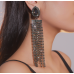 Sparkling Black Women's Cubic Zirconia Heart Stud Earrings Gorgeous Female Wedding Party Fashion Ear Piercing Accessories New Jewelry - 794677172028