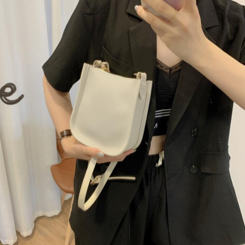 White PU Leather Fashion Design Crossbody Bags For Women Summer Travel Shoulder Bags Large Capacity Handbags and Purse Armpit Hobo Bag - 794677172064