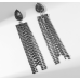 Sparkling Black Women's Cubic Zirconia Heart Stud Earrings Gorgeous Female Wedding Party Fashion Ear Piercing Accessories New Jewelry - 794677172028
