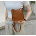 Brown PU Leather Fashion Design Crossbody Bags For Women Summer Travel Shoulder Bags Large Capacity Handbags and Purse Armpit Hobo Bag - 794677172066