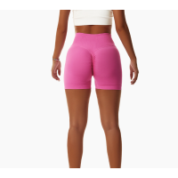 Rose Women Sports Shorts High Waist Yoga Shorts Slim Fit Butt Lift Gym Running High Elastic Biker Shorts