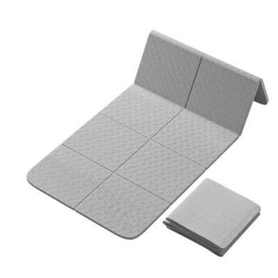 Foldable Yoga Mat Eco Friendly TPE Folding Travel Fitness Exercise Mat Double Sided Non-slip for Yoga Pilates &amp; Floor Workouts