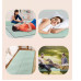 Foldable Yoga Mat Eco Friendly TPE Folding Travel Fitness Exercise Mat Double Sided Non-slip for Yoga Pilates &amp; Floor Workouts