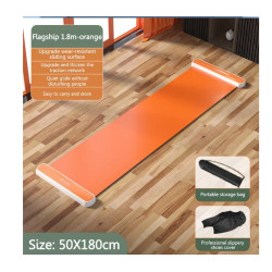 140/180/200CM Yoga Sliding Mat Sport Fitness Glide Pilates Skating Training Board Mat for Ice Hockey Roller Skating Leg Exercise