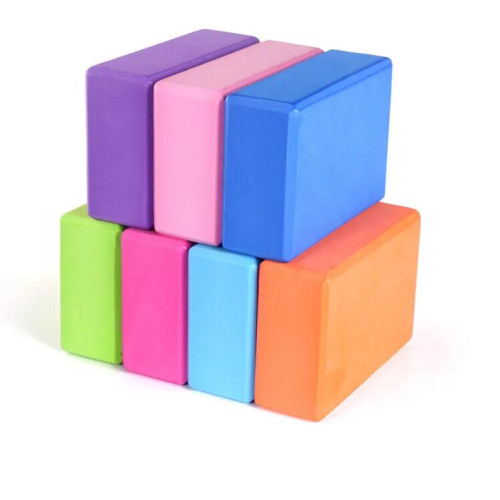 EVA Foam Yoga Block Props Brick Gym Pilates Yoga Column Back Exercise BodyBuilding Fitness Sport Workout Equipment for Home