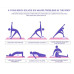 Yoga Building Blocks Cubes Pilates Bricks Reinforcement Mats Sports Yoga Supplies Exercise Home Exercise Equipment Fitness Eva