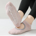 New Yoga Socks Women Professional Non-Slip Pilates Sports Non-Slip Socks Summer Thin Backless Floor Socks