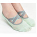 1 Pair Women Yoga Socks Silicone Sole Anti Slip Pilates Socks Sticky Bottom Workout Grip Socks with Ballet Cross